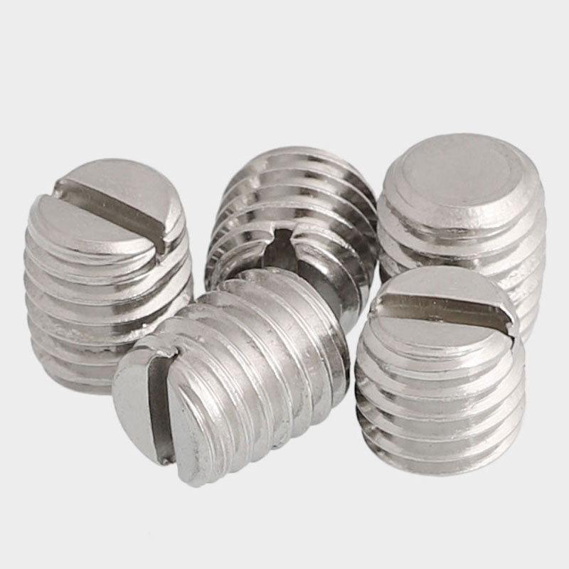 M1.6M2M2.5M3M4M5M6M8M1B0不锈钢304一字平端紧定螺钉机米开槽无