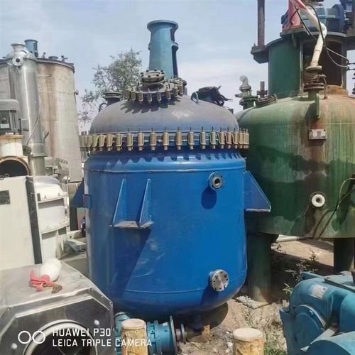 出售搪瓷反应釜电加热内外盘管5000升搪瓷反应釜3方5方搪瓷反应釜