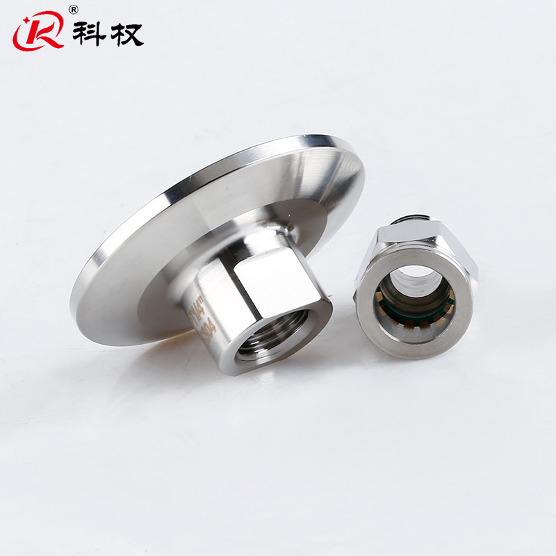 304卫生级快装气管快插软管卡箍不锈钢卡箍接头NPT1/4快速皮接PC