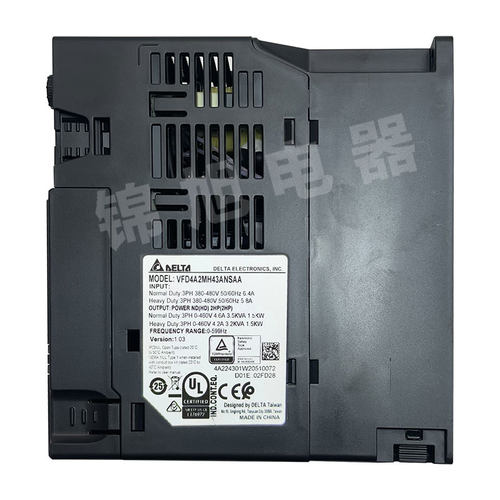 台达MH300变频器VFD3A0 4A2 5A7 9A0 13A 17A 25 32 38AMH43ANSAA