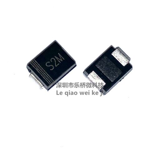 S2M SMB 贴片二极管 RL207 整流管 2A/1000V DO-214AB(10个)