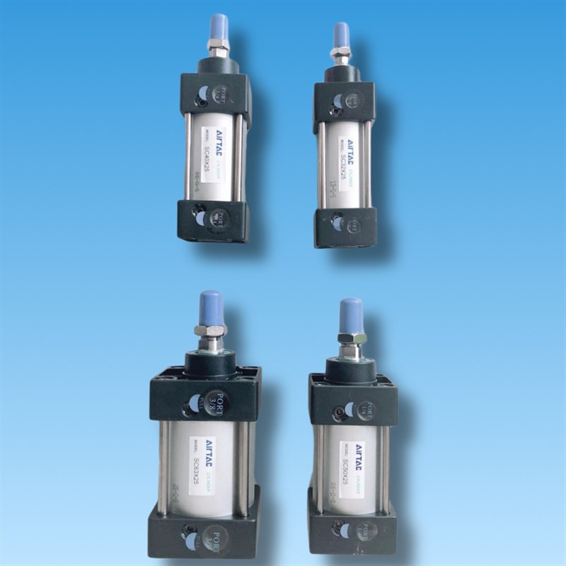 全新亚德客标准气缸SC63 SC50X175X200X225X250X300X350S带磁性S