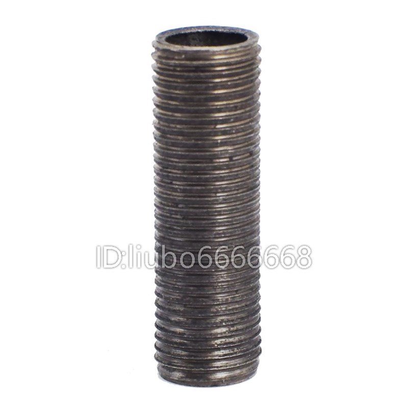 不锈钢m10螺丝杆10mm细牙v空心全牙通丝螺杆304螺母连接件牙管牙