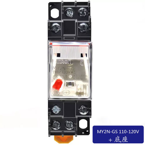 IN原装MY2N-GS中间继电器220v正品MY4N一GS交直流24V-J PYFZ-08-E