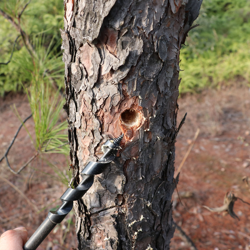 带木棍木工开孔器支罗钻手板钻扩孔钻刃具 手工开孔器 打孔木钻头