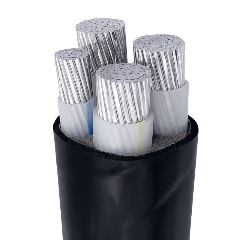 国标铝芯电缆线4芯16 25 50 95 120平方三相四线电缆线四芯铝电缆
