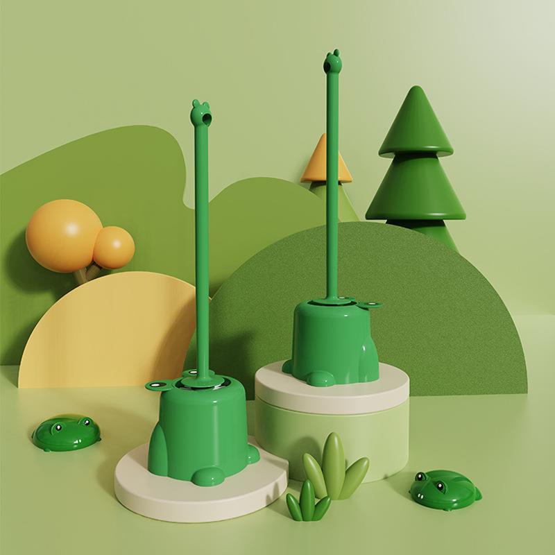 2024新款马桶刷家用无死角可爱长柄刷厕所刷子卫生间蹲便器清洁刷