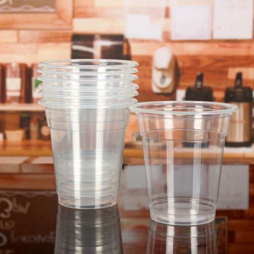 加厚95一次性塑料奶茶杯冷热封口商用绿豆汤带盖豆浆300ml粥杯饮