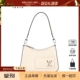 中古9新LV路易威登MARELLINI米色EPI水波纹单肩二手奢侈品包包