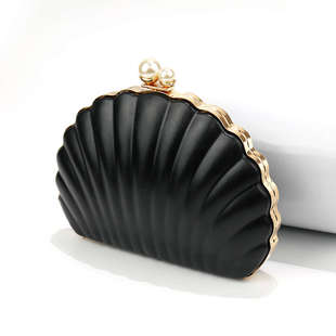 潘夫人贝壳盒子口金配件手工口金包diy材料包珍珠头大容量晚宴