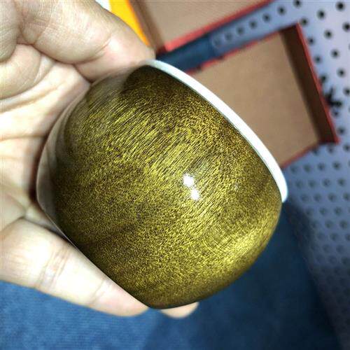特价金丝楠木茶杯主人杯子金丝楠乌木茶杯木质创意工艺品收藏礼品