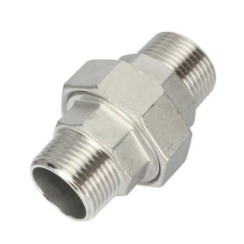 304不锈钢外丝活接 外螺纹油任 活接头 丝口油拧 活节活络头 油