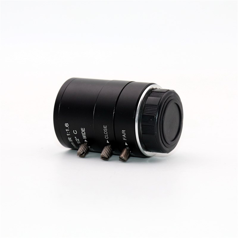 高清300万像素4-12mm手动光圈变焦镜头 工业相机视觉镜头C接口1/2