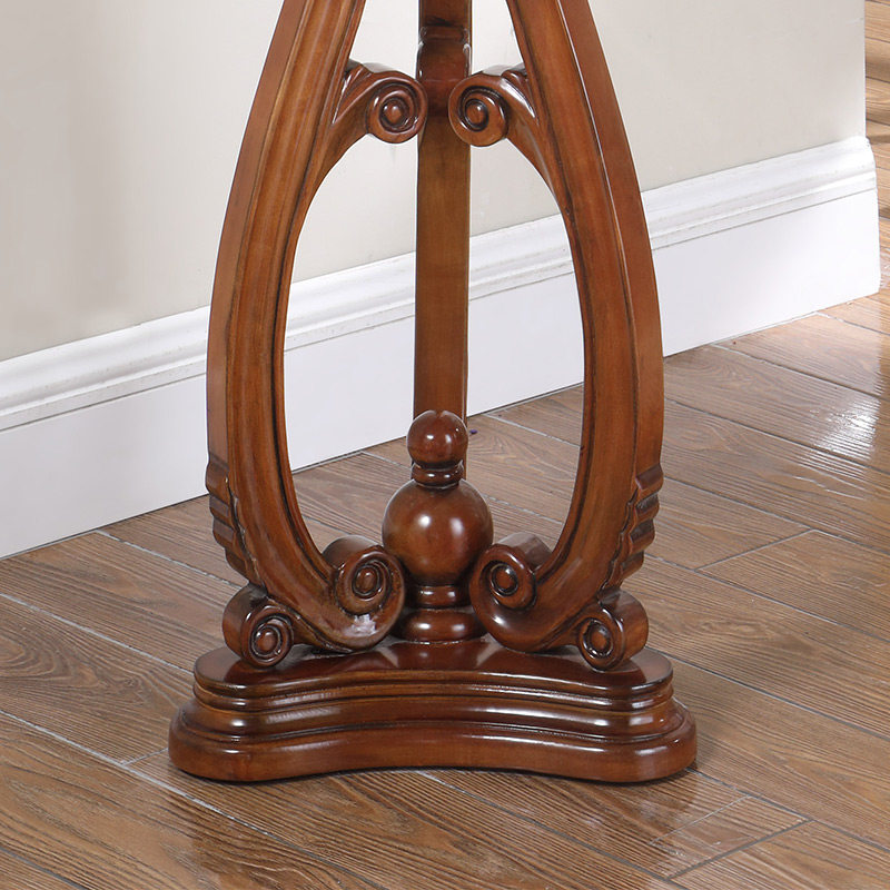 美式实木客厅花架绿萝花台室内装饰盆裁架欧式落地式单个木质花几