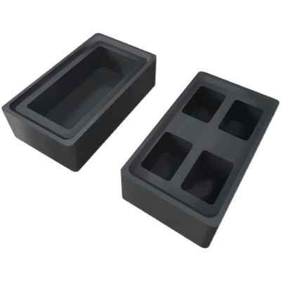 畅鸿 高纯带盖石墨油槽铸锭模具石墨舟石墨坩埚易脱模不粘石墨槽