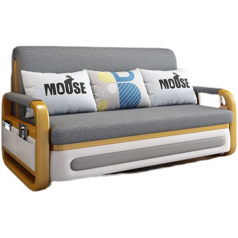 可折叠沙发床客厅多功能单人双人小户型伸缩床坐卧两用带储物沙发