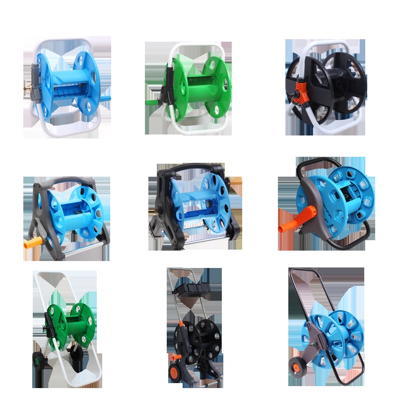 安路仕卷管器盘管支架套装 洗车水管收纳架软管缠绕浇花家用工具