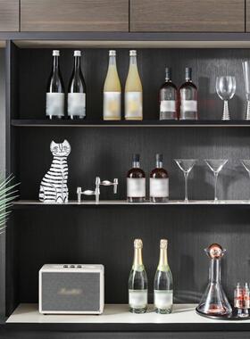 样板房厨房软装销售展厅酒柜模拟酒架道具装饰创意