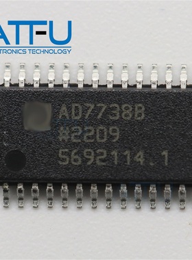 AD7738BRUZ 丝印AD7738B TSSOP28 模数转换器芯片 全新原装正品