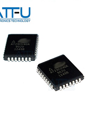AT29C040A-90JU AT29C040 封装PLCC32 闪存器芯片 全新原装正品