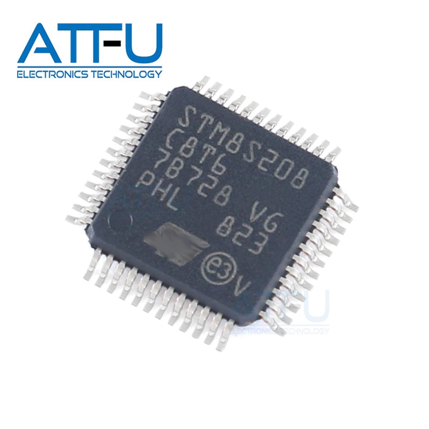 STM8S208C8T6 LQFP-48 64KB闪存 8位微控制器芯片 全新原装正品