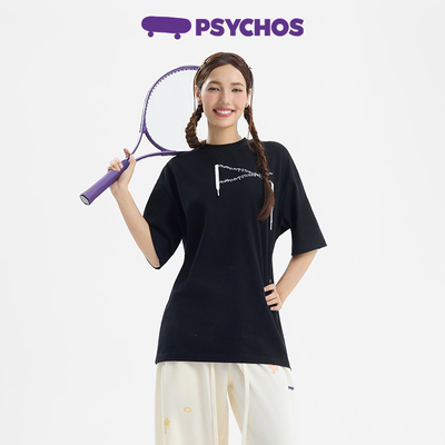 Psychos疯紫新代码新疆棉短袖T恤