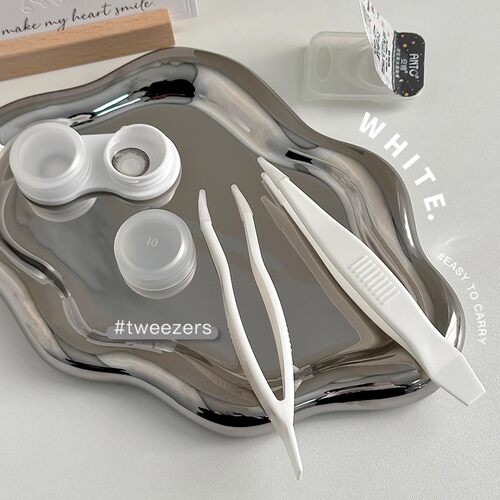 大号隐形眼镜夹子美瞳镊子取戴器戴美瞳辅助器佩戴工具摘戴器胶套