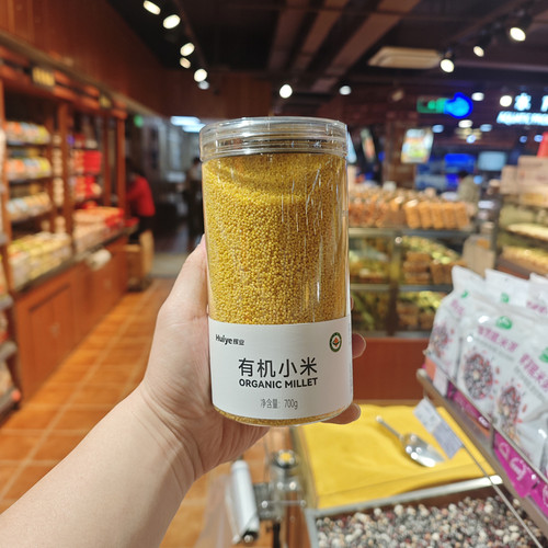 胖东来有机小米700g黄小米