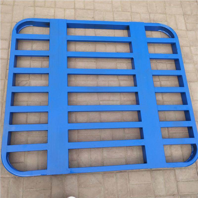 叉车金属托盘仓储重型货架铁托盘防潮栈板钢制仓库托盘垫仓板河北