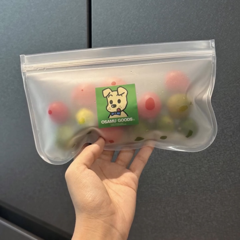原田治保鲜袋带封口便携密封袋加厚家用食品级冰箱用食物收纳神器