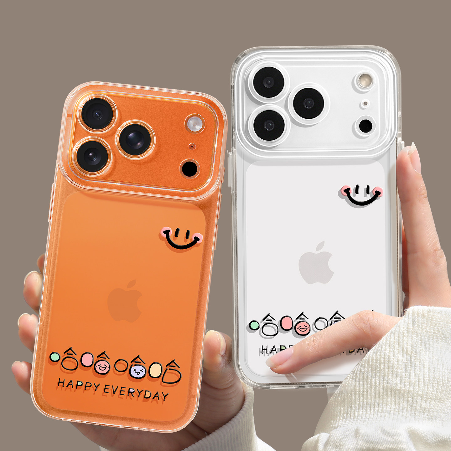 优思顿适用苹果手机壳17promax新款15pro透明14软壳13星宇橙12高级感16镜头全包pro带挂绳max女iphone17系列