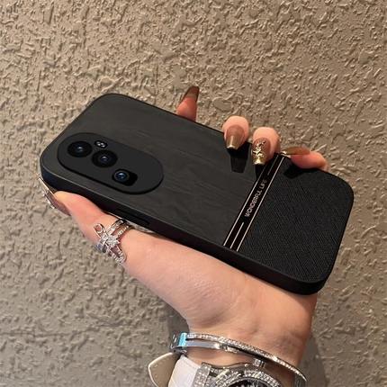 适用opporeno10pro手机壳木纹素皮高级感Reno9pro保护套reno8Pro磨砂潮流拼接7/6/5/4/3Pro全包防摔reno10男