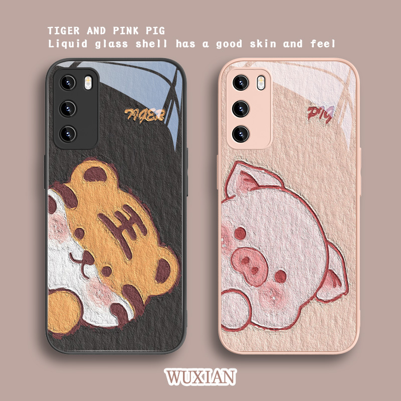 适用iqoo10手机保护壳14/15小猪小米13情侣红米k60/k70老虎note12可爱x90情侣vivox100/x200/reno9/8/k50x80