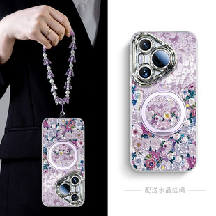 适用华为pura70pro手机壳2025新款pura80pro镜头全包p60高级感p50带挂绳p40pro女ultra防摔pura70套十外壳p70