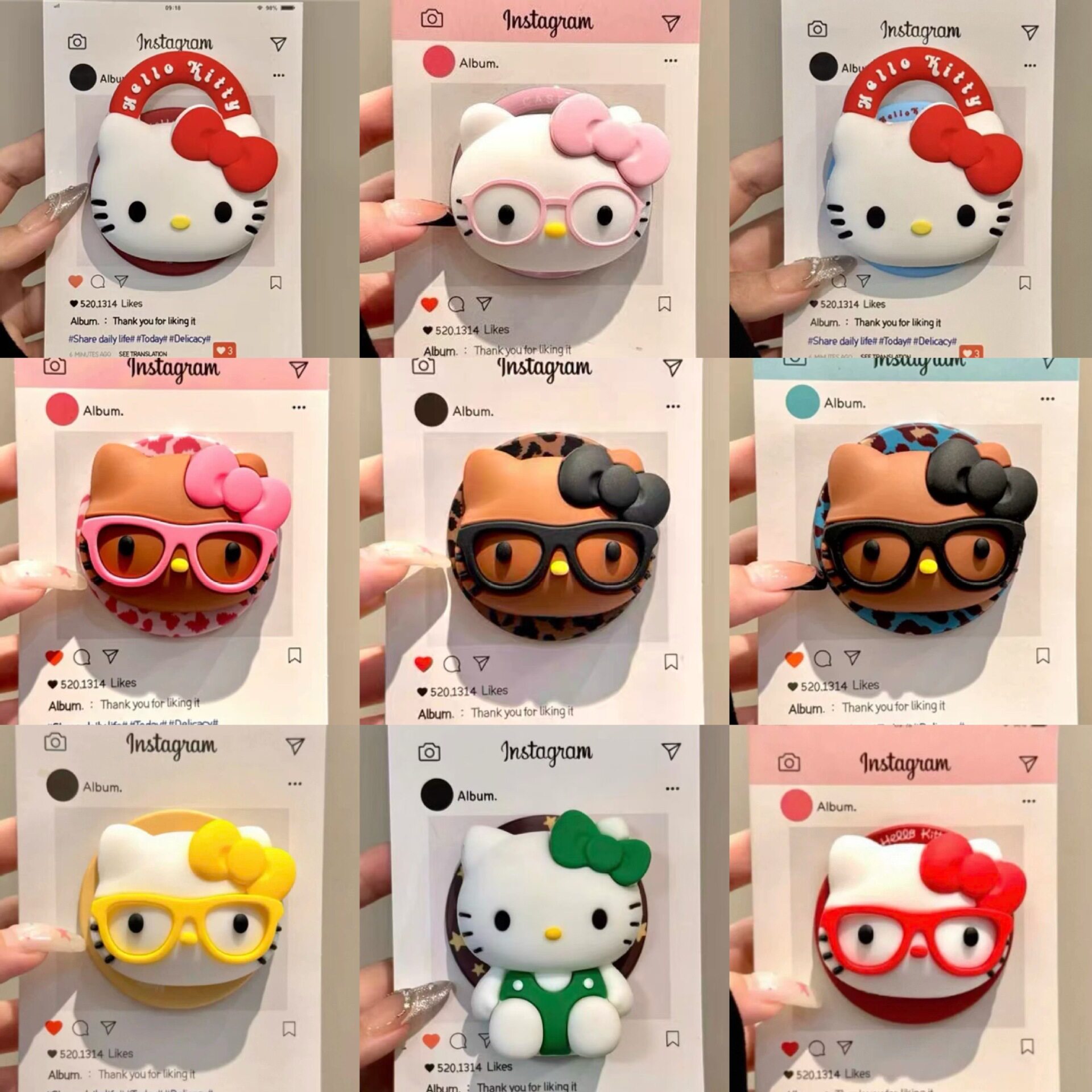 可爱卡通硅胶kitty猫适用