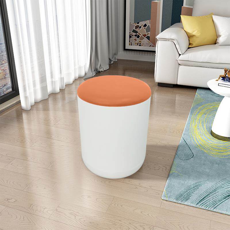 网红北欧设计师小圆凳简约现代商用小凳子铁艺小墩子小户型换鞋凳