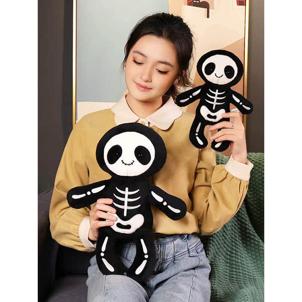 万圣节cos骷髅鲍勃毛绒玩具创意玩偶抱睡觉公仔娃娃搞怪沙雕礼物,玩具/童车/益智/积木/模型,毛绒/玩偶/公仔/布艺类玩具,淘宝优惠券,粉丝福利购,淘宝优惠卷
