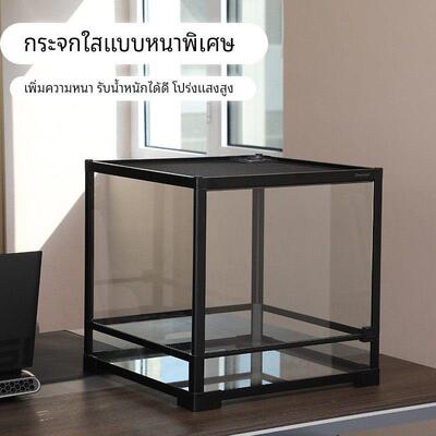 CM玻璃缸可叠加雨林生态造景缸爬虫饲养箱守宫蜥蜴角蛙蛇玻璃爬缸