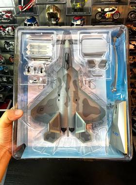 1：72合金飞机F22猛禽隐形战斗机成品金属模型摆件机轮武器可拆换