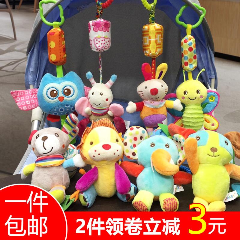 婴儿推车挂件风铃宝宝0-3-6-12个月床头音乐铃吊挂铃铛安抚益智娃