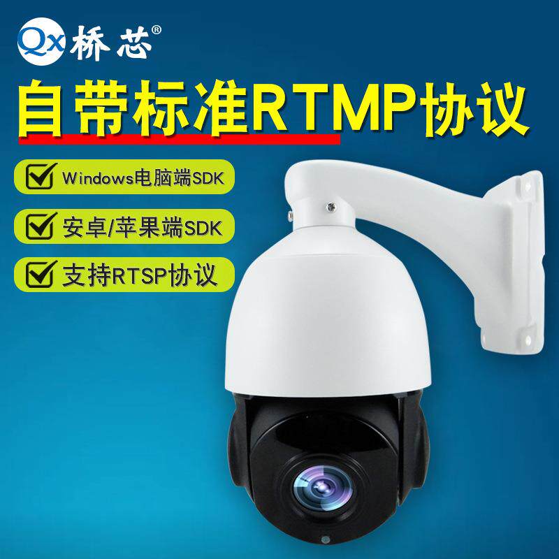 云台变倍拉远拉近360度旋转rtmp推流拉流智慧农业监测摄像头