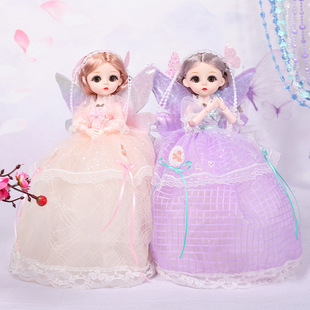 新款 32厘米音乐纱裙娃娃雅德芭比洋娃娃女孩生日礼物儿童玩具