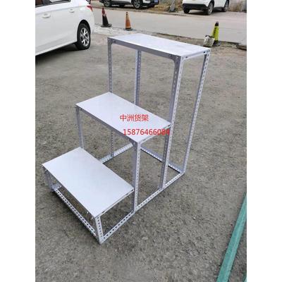 阶梯货架台阶式粮油店水果花架多肉架月饼商品展示架铁板梯形货架