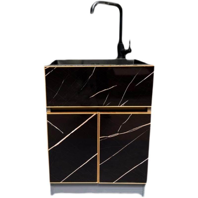 jw304不锈钢洗衣池阳台太空铝洗衣柜户外落地洗手池台家用一体卫,家装主材,浴室柜组合,淘宝优惠券,粉丝福利购,淘宝优惠卷