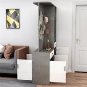 进门玄关柜鞋 柜一体门厅柜客厅屏风隔断柜简约现代储物轻奢双面柜