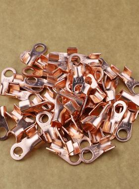 开口鼻OT-60A 铜鼻子 铜接头线耳 铜接线端子 国标A级厚款50只装