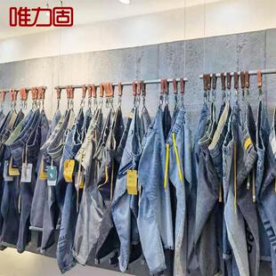 店牛仔裤 西裤 子架上墙架服装 夹挂衣架 架展示架挂钩简约裤 架西裤