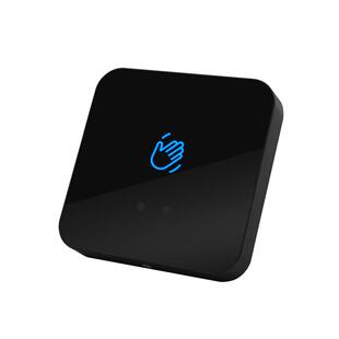 室外防水红外感应开关长条型门铃明装86门禁面板非触摸式出门按钮