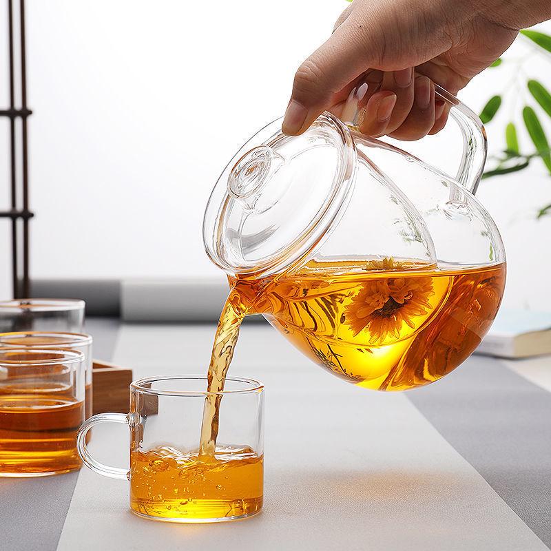 茶壶单壶耐高温水壶加厚过滤泡茶壶冲茶神器功夫沏茶杯玻璃小茶