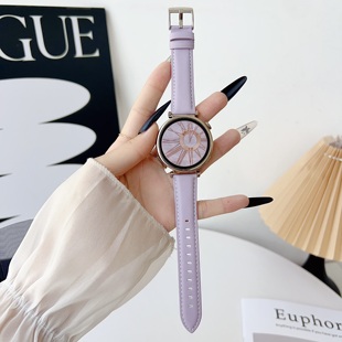 亿官方同款华为超纤杏尾适用华为GT6pro42mm智能手表配件表带gt5纯色gt4OppowatchX2min荣耀2e小米WatchS4 41